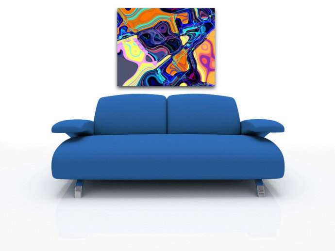 Depiction of dreamstime_1061118 on a drawing room wall.